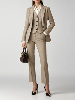 Women’s Taupe Business 3-Piece Suit